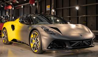 10,000th Lotus Emira produced in Hethel - front 3/4